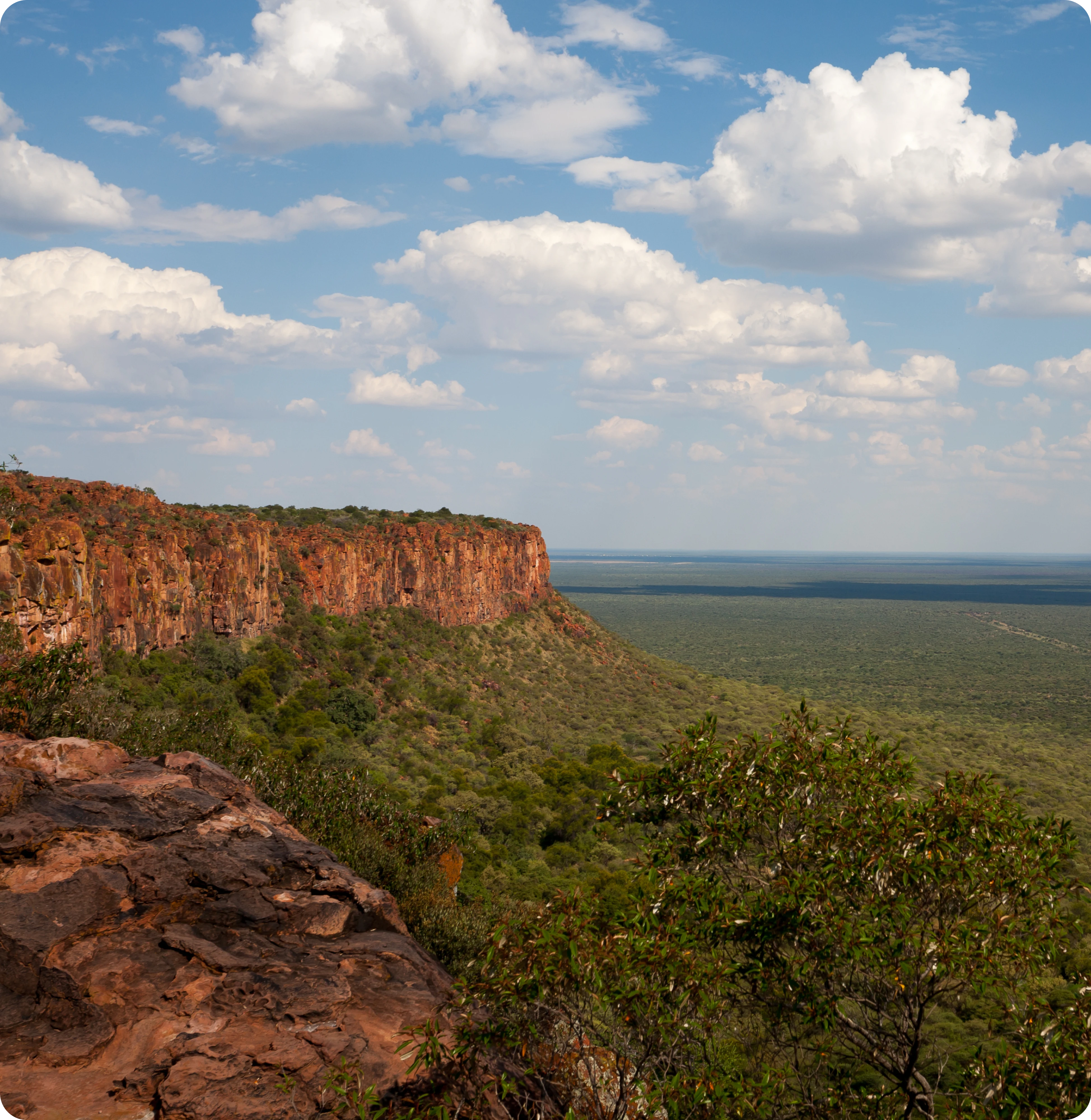 Waterberg Plateau cliffs
