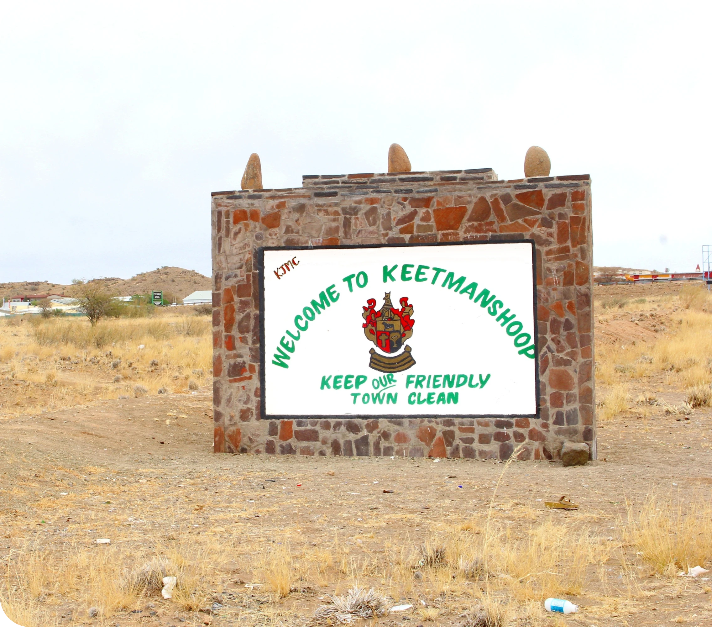 Namibia welcome sign