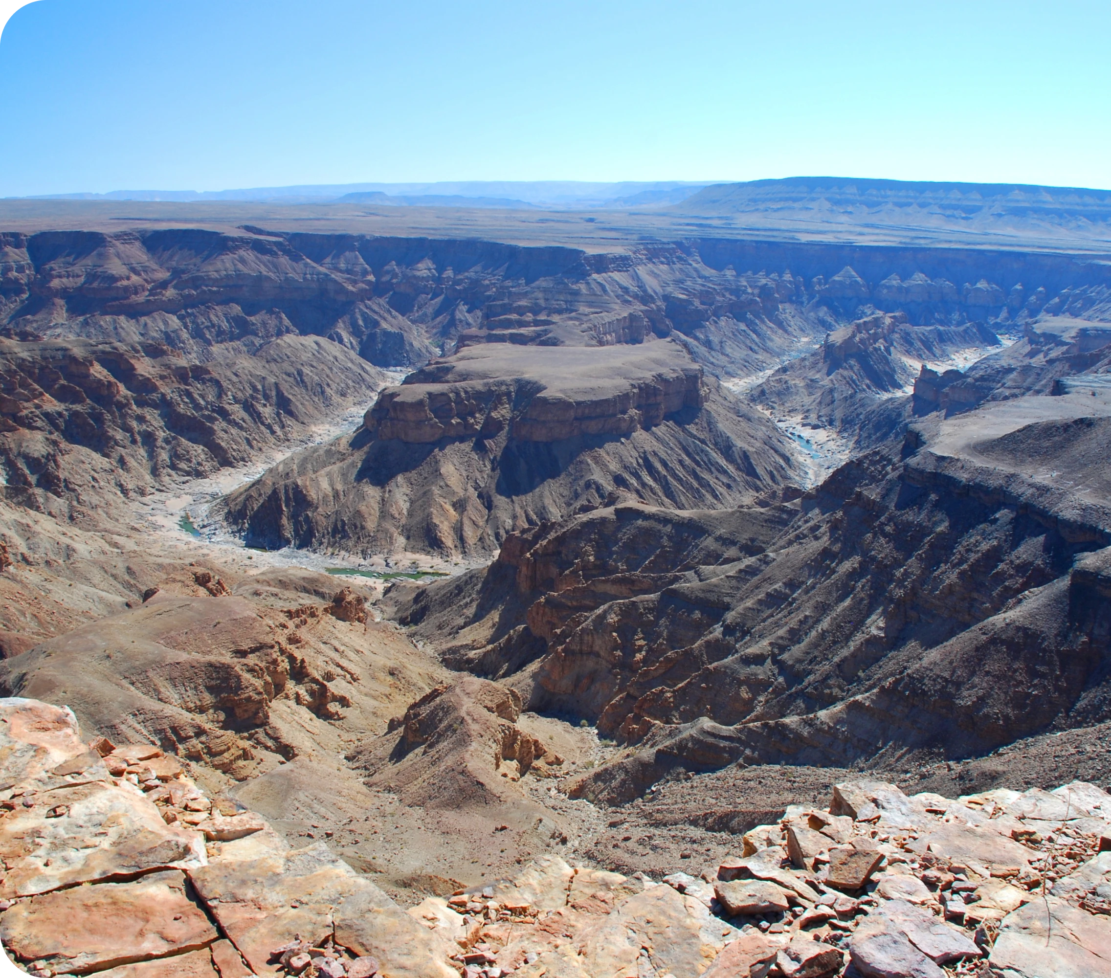 Canyon landscape view