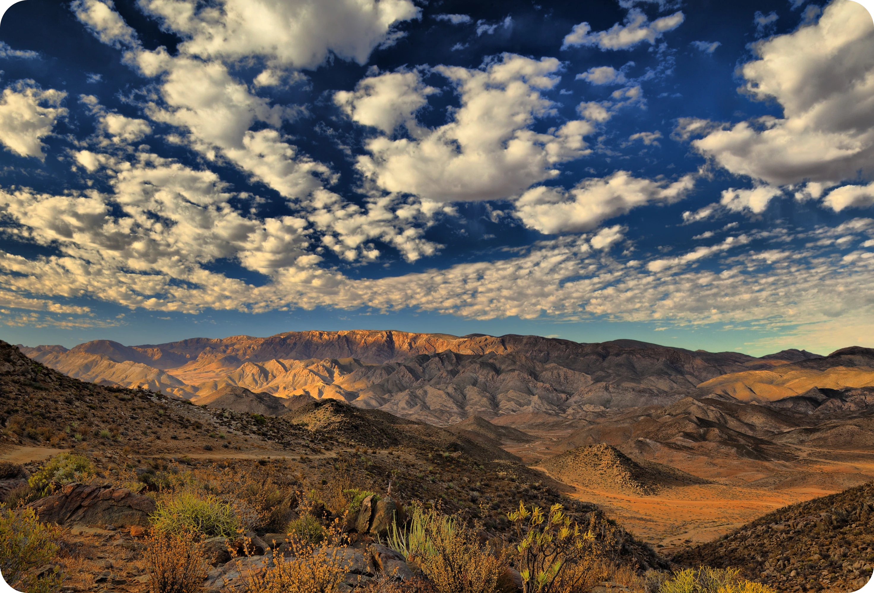 Desert mountain view